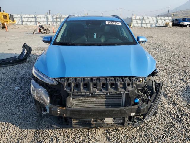 KM8K5CA38NU774772 - 2022 HYUNDAI KONA LIMITED BLUE photo 5