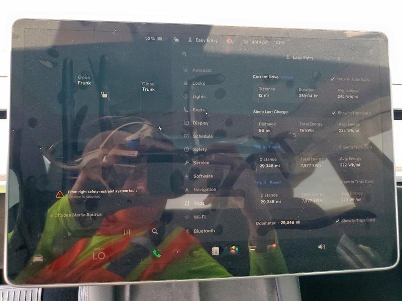 5YJ3E1EA5PF426168 - 2023 TESLA MODEL 3 BLACK photo 9