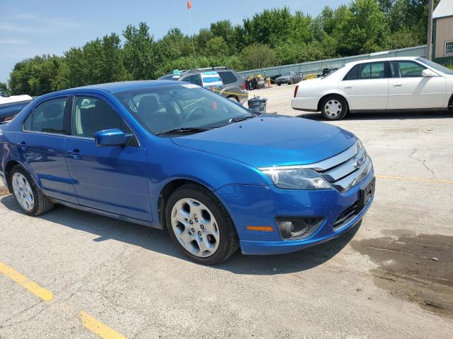 3FAHP0HA1BR208537 - 2011 FORD FUSION SE BLUE photo 4