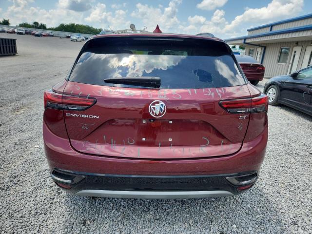 LRBAZLR41MD073800 - 2021 BUICK ENVISION PREFERRED BURGUNDY photo 6
