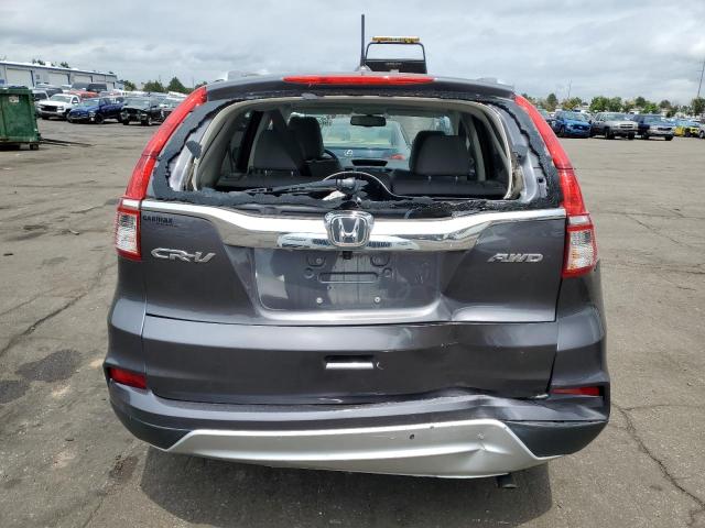 5J6RM4H74FL069120 - 2015 HONDA CR-V EXL GRAY photo 6