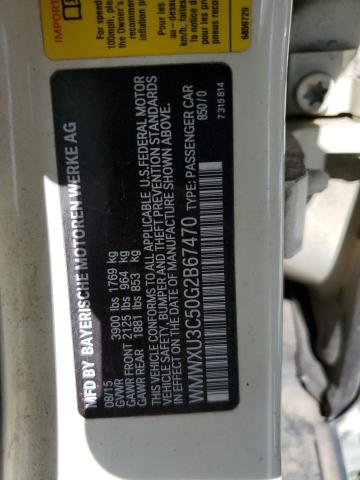 WMWXU3C50G2B67470 - 2016 MINI COOPER S WHITE photo 12