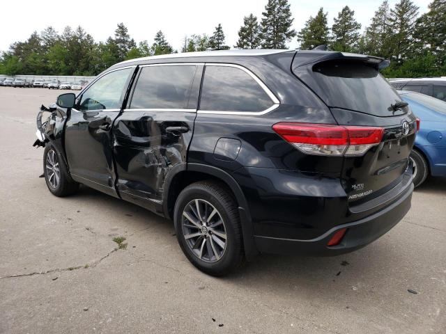 5TDJZRFH6HS423198 - 2017 TOYOTA HIGHLANDER SE BLACK photo 2