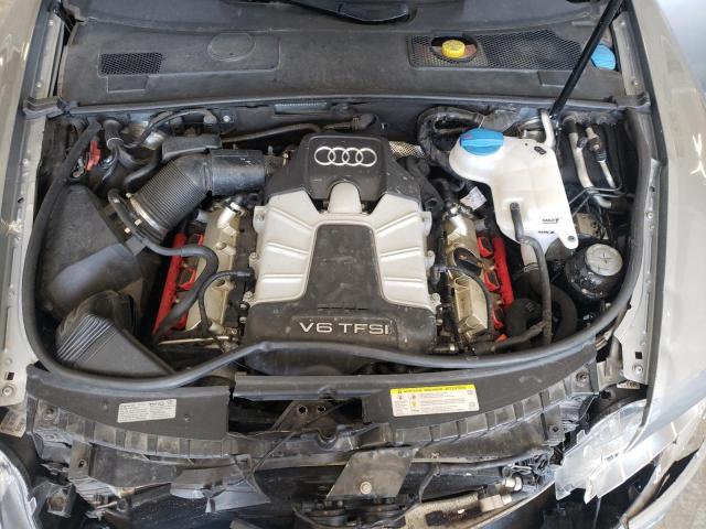 WAUKGAFB6BN053677 - 2011 AUDI A6 PRESTIGE ნაცრისფერი ფოტო 11
