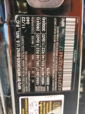 4JGFF5KE8PA874417 - 2023 MERCEDES-BENZ GLS 450 4MATIC BLACK photo 14