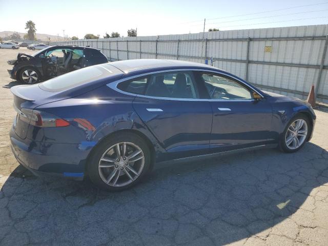 5YJSA1E24FF118343 - 2015 TESLA MODEL S Mavi foto 3