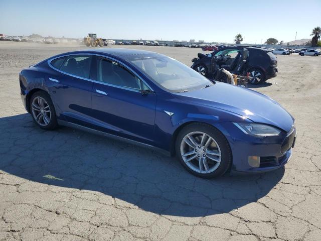 5YJSA1E24FF118343 - 2015 TESLA MODEL S Mavi foto 4
