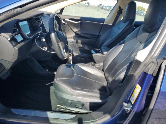 5YJSA1E24FF118343 - 2015 TESLA MODEL S Mavi foto 7