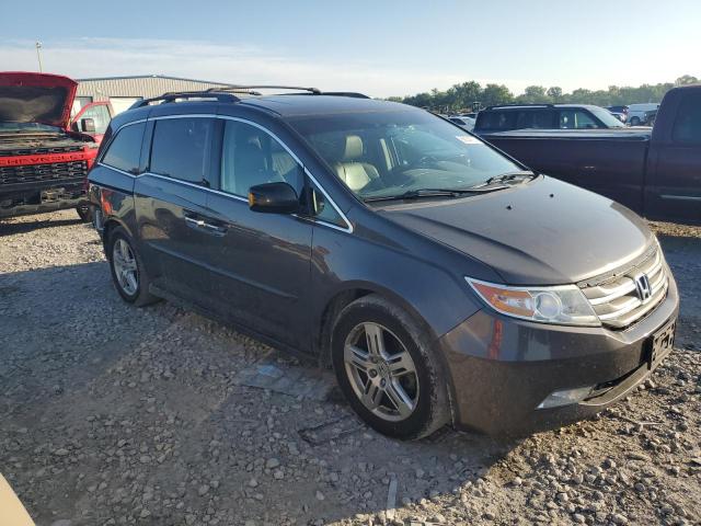 5FNRL5H92CB076033 - 2012 HONDA ODYSSEY TOURING GRAY photo 4