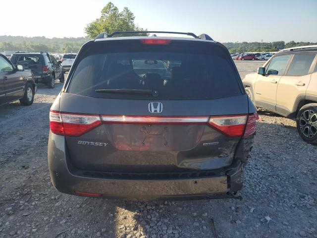 5FNRL5H92CB076033 - 2012 HONDA ODYSSEY TOURING GRAY photo 6