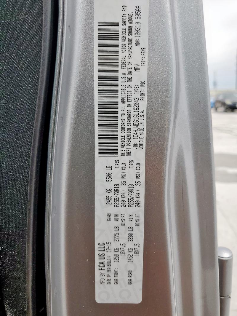 1C4HJWEG1GL162043 - 2016 JEEP WRANGLER U SAHARA SILVER photo 13