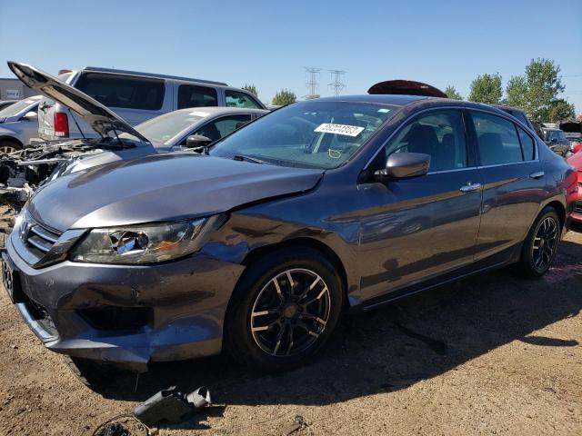 1HGCR2F38DA083162 - 2013 HONDA ACCORD LX GRAY photo 1