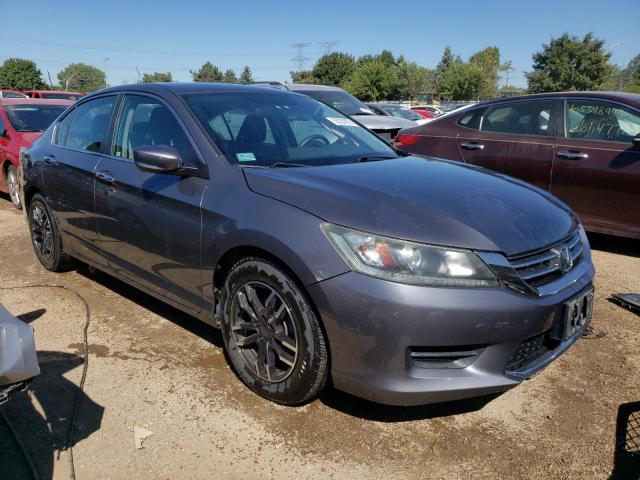 1HGCR2F38DA083162 - 2013 HONDA ACCORD LX GRAY photo 4