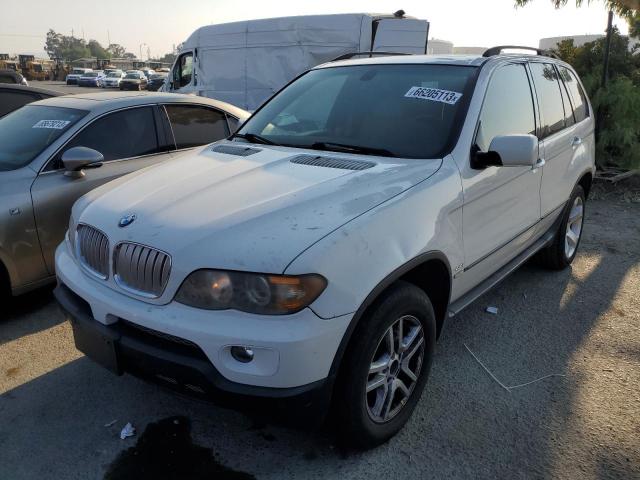 5UXFB53535LV10260 - 2005 BMW X5 4.4I WHITE photo 1