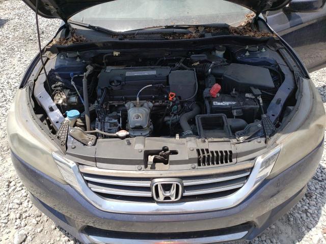 1HGCR2F3XFA039666 - 2015 HONDA ACCORD LX BLUE photo 11