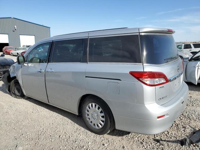 JN8AE2KP3C9036829 - 2012 NISSAN QUEST S SILVER photo 2