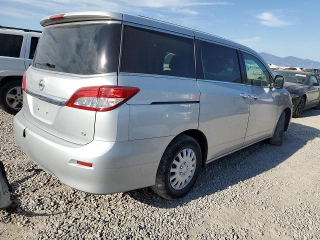 JN8AE2KP3C9036829 - 2012 NISSAN QUEST S SILVER photo 3