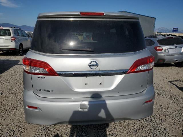 JN8AE2KP3C9036829 - 2012 NISSAN QUEST S SILVER photo 6