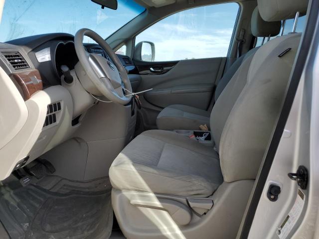 JN8AE2KP3C9036829 - 2012 NISSAN QUEST S SILVER photo 7