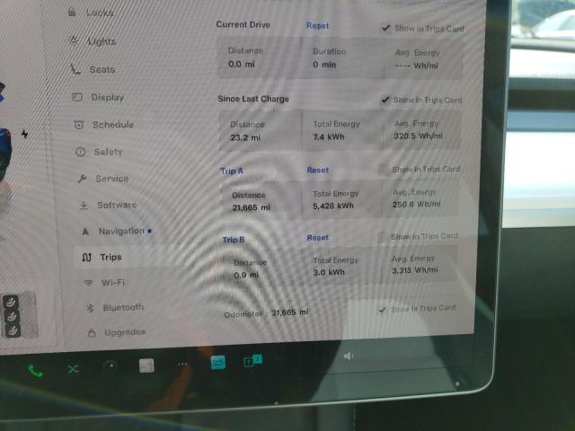 5YJ3E1EB7PF599649 - 2023 TESLA MODEL 3 Կապույտ լուսանկար 9