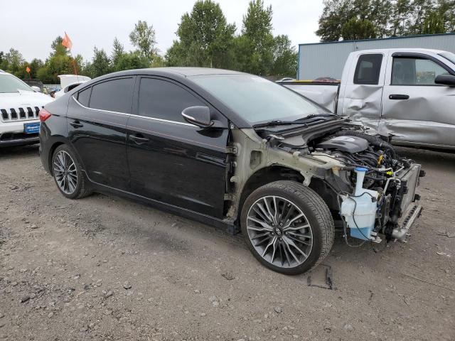 KMHD04LB2JU545564 - 2018 HYUNDAI ELANTRA SPORT BLACK photo 4