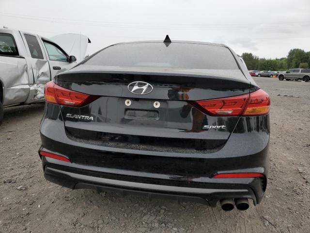 KMHD04LB2JU545564 - 2018 HYUNDAI ELANTRA SPORT BLACK photo 6