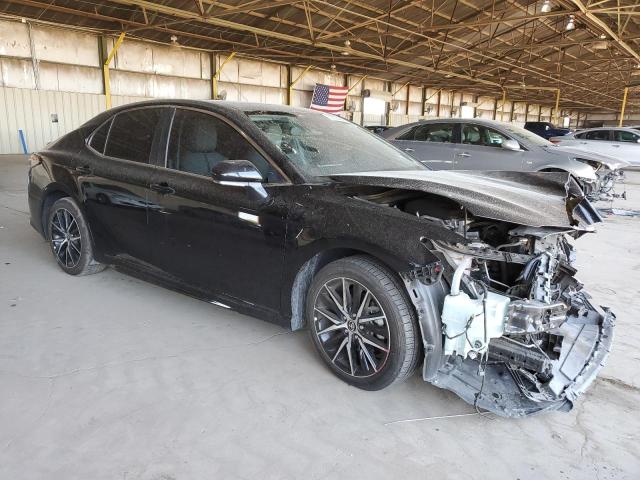4T1T11AK7NU625846 - 2022 TOYOTA CAMRY SE შავი ფოტო 4