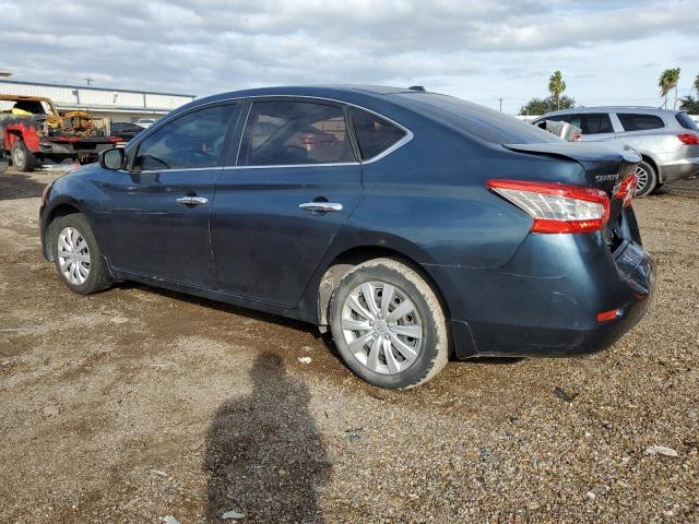 3N1AB7AP7FY263980 - 2015 NISSAN SENTRA S TEAL photo 2