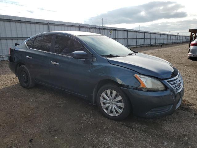 3N1AB7AP7FY263980 - 2015 NISSAN SENTRA S TEAL photo 4