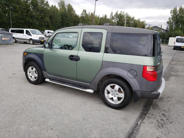 5J6YH28573L029645 - 2003 HONDA ELEMENT EX GREEN photo 2