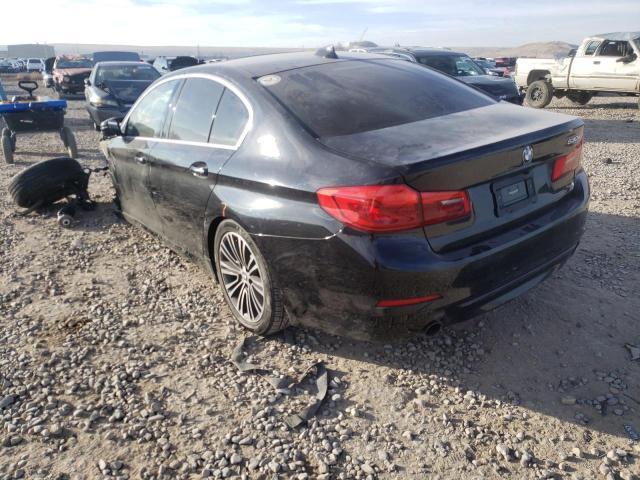 WBAJB1C57JB374345 - 2018 BMW 530 BLACK photo 3