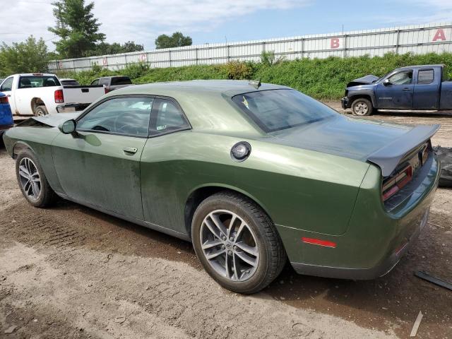 2C3CDZGG2KH569959 - 2019 DODGE CHALLENGER SXT GREEN photo 2