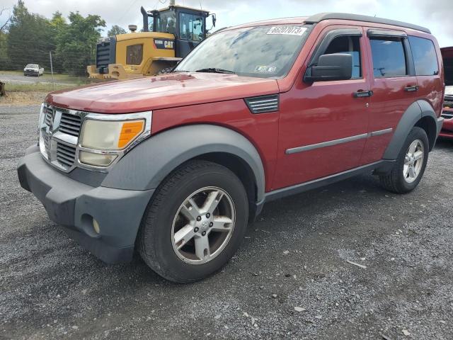 1D8GU28K37W504510 - 2007 DODGE NITRO SXT RED photo 1