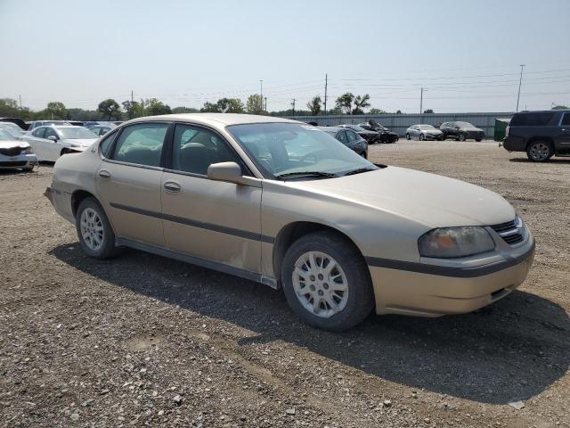 2G1WF52E559187773 - 2005 CHEVROLET IMPALA 4D TAN photo 4