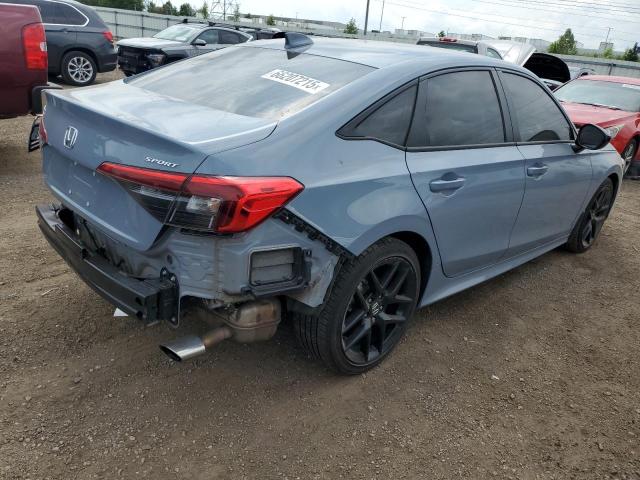 2HGFE2F5XPH547391 - 2023 HONDA CIVIC SPORT GRAY photo 3
