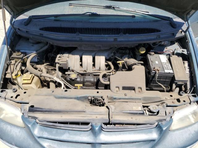 1B4GP44R2YB749650 - 2000 DODGE GRAND CARA SE GREEN photo 12