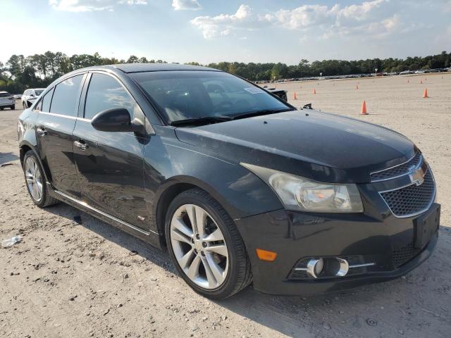 1G1PH5S98B7248127 - 2011 CHEVROLET CRUZE LTZ BLACK photo 4