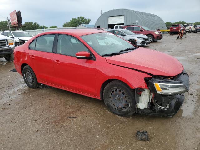 3VWDP7AJ4CM376065 - 2012 VOLKSWAGEN JETTA SE RED photo 4