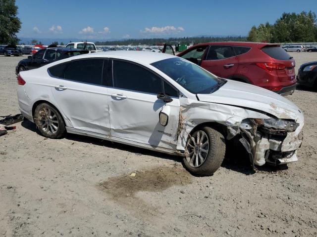 3FA6P0LU7HR318428 - 2017 FORD FUSION SE HYBRID WHITE photo 4