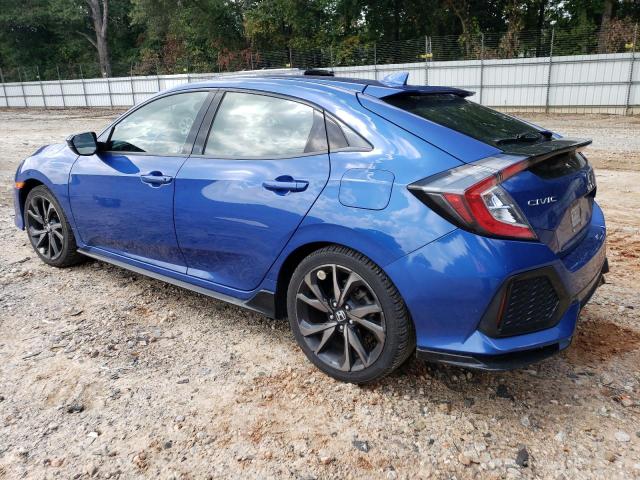SHHFK7H42JU407372 - 2018 HONDA CIVIC SPORT 蓝色 照片 2