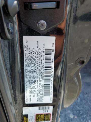 5TETU62N68Z507199 - 2008 TOYOTA TACOMA PRERUNNER ACCESS CAB BLACK photo 12