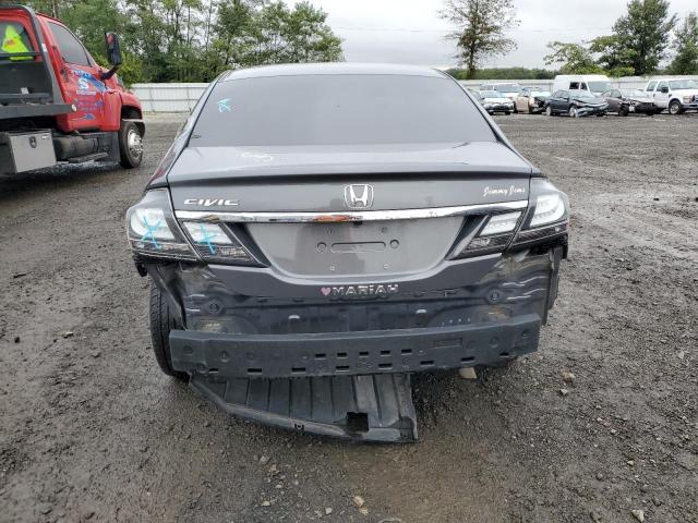 19XFB2F92DE269829 - 2013 HONDA CIVIC EXL ნაცრისფერი ფოტო 6