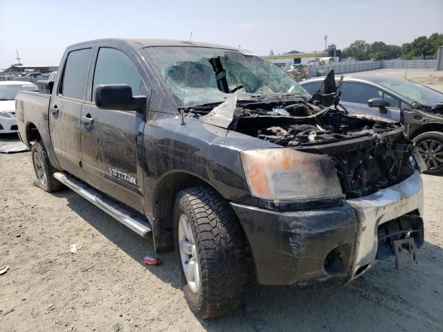 1N6AA07D18N305920 - 2008 NISSAN TITAN XE BLACK photo 4