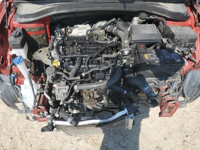 5NMS3CAA2LH168557 - 2020 HYUNDAI SANTA FE SEL RED photo 12