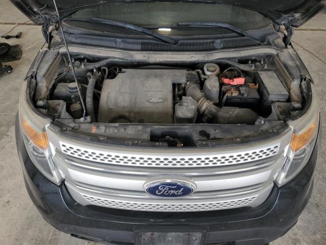 1FM5K8D8XEGA53944 - 2014 FORD EXPLORER XLT შავი ფოტო 12