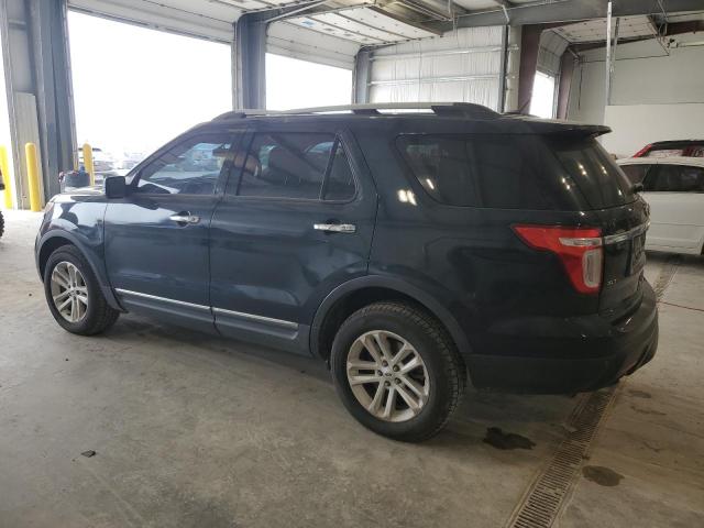 1FM5K8D8XEGA53944 - 2014 FORD EXPLORER XLT შავი ფოტო 2