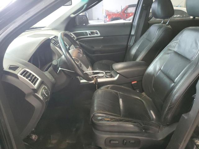1FM5K8D8XEGA53944 - 2014 FORD EXPLORER XLT შავი ფოტო 7