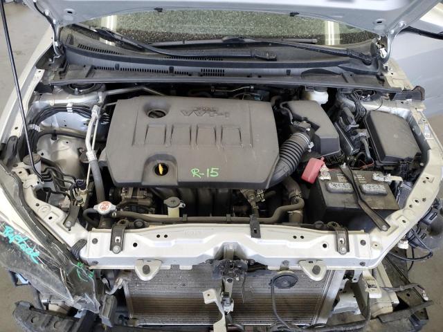 5YFBURHE4KP920286 - 2019 TOYOTA COROLLA L SILVER photo 11