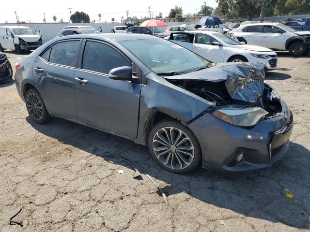 5YFBURHE6FP332590 - 2015 TOYOTA COROLLA L GRAY photo 4