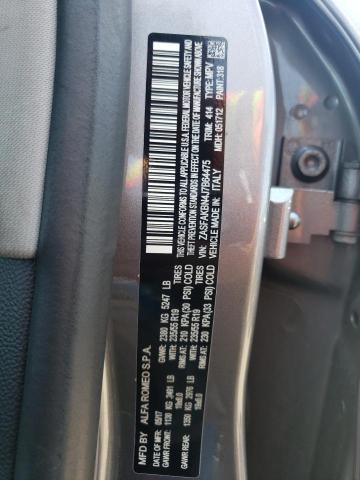 ZASFAKBN4J7B64475 - 2018 ALFA ROMEO STELVIO TI SILVER photo 13